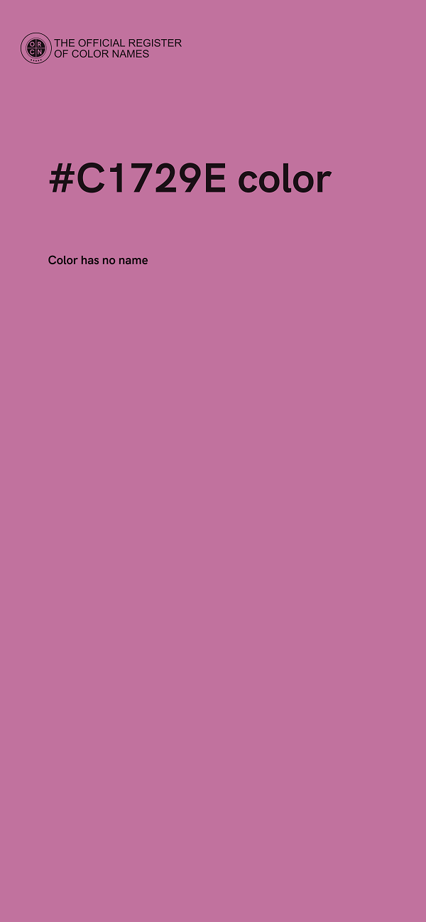 #C1729E color image