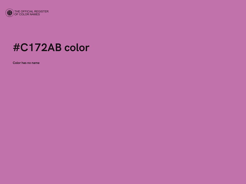 #C172AB color image