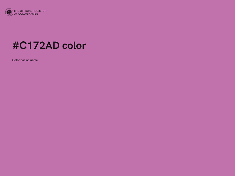 #C172AD color image