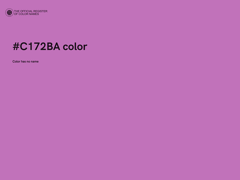 #C172BA color image