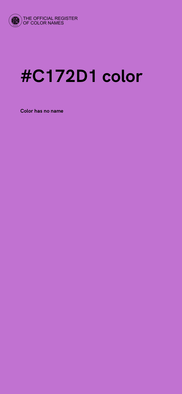 #C172D1 color image