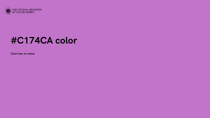 #C174CA color image