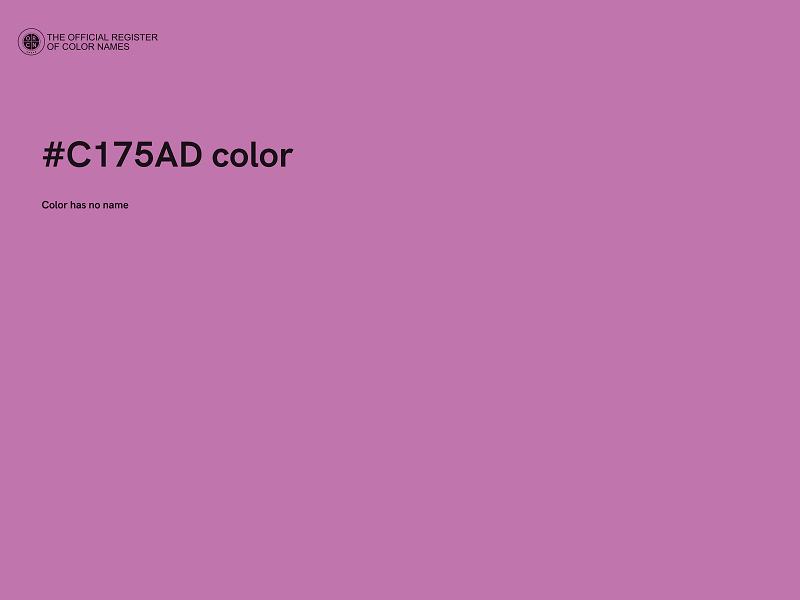 #C175AD color image