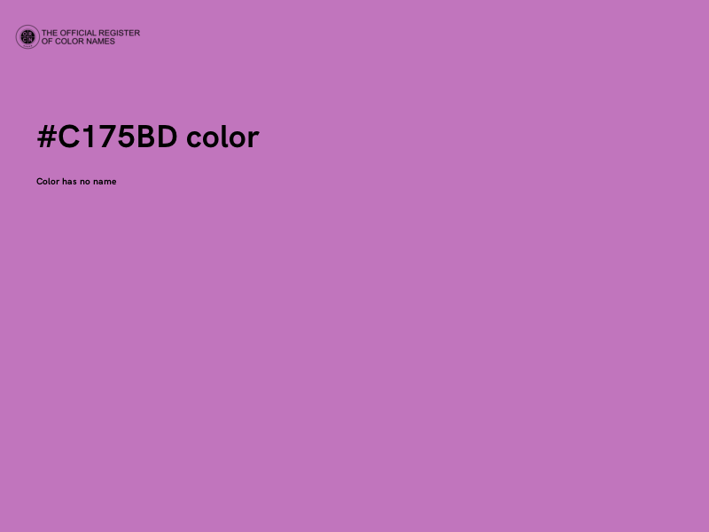 #C175BD color image