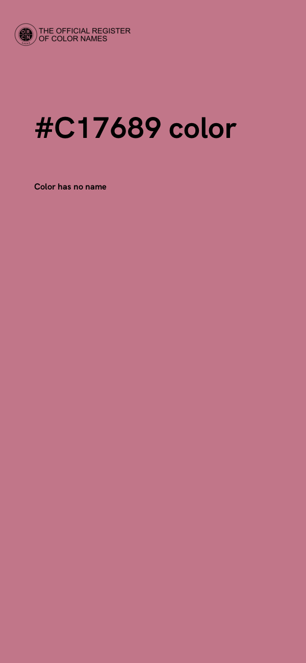 #C17689 color image
