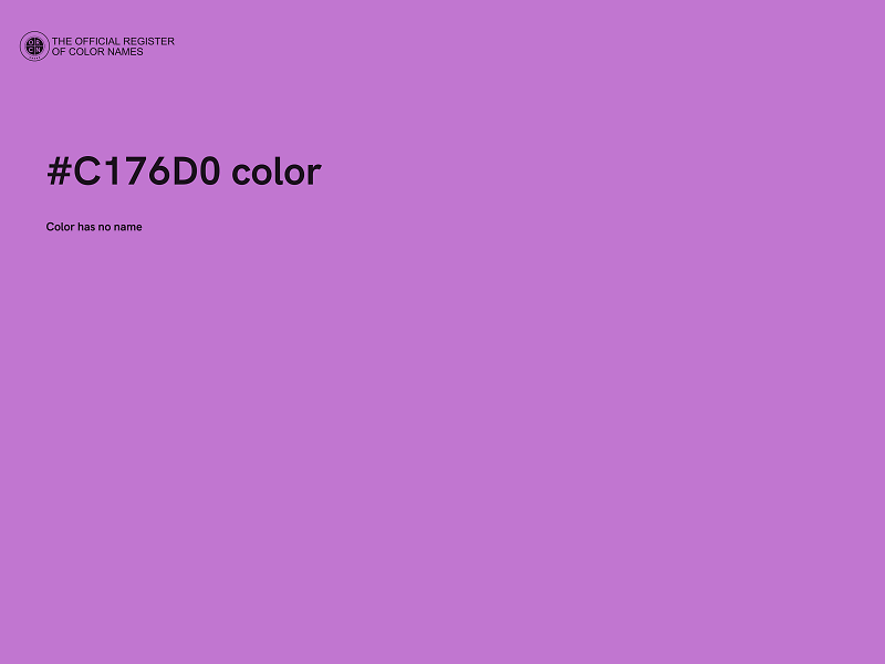 #C176D0 color image