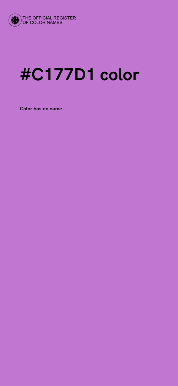 #C177D1 color image