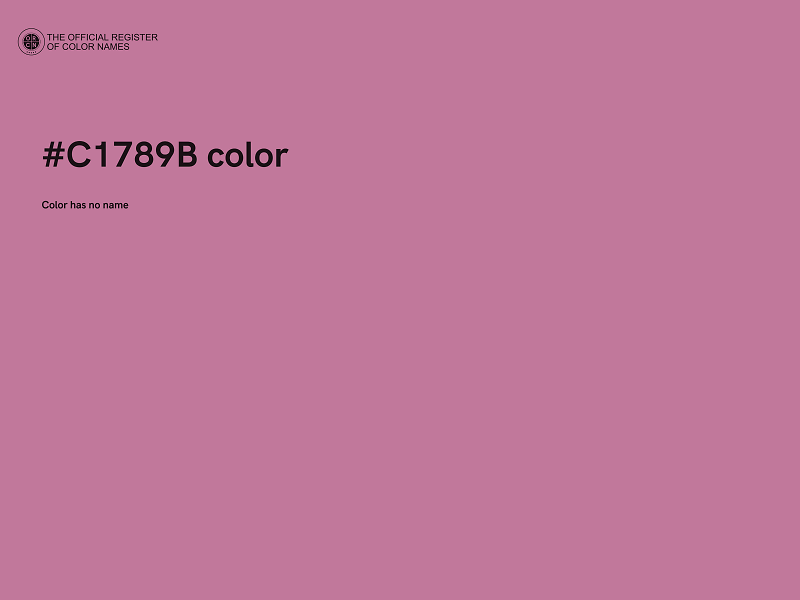 #C1789B color image