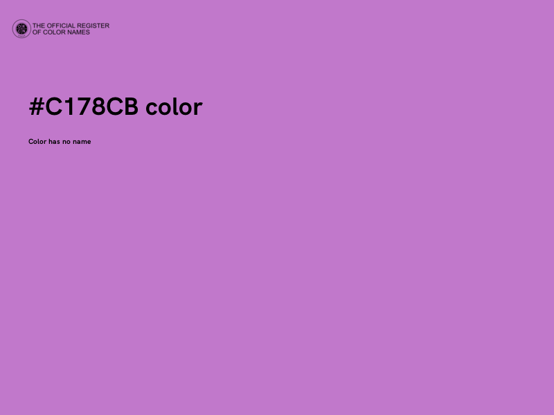 #C178CB color image