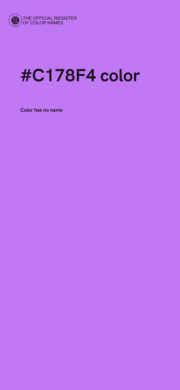 #C178F4 color image