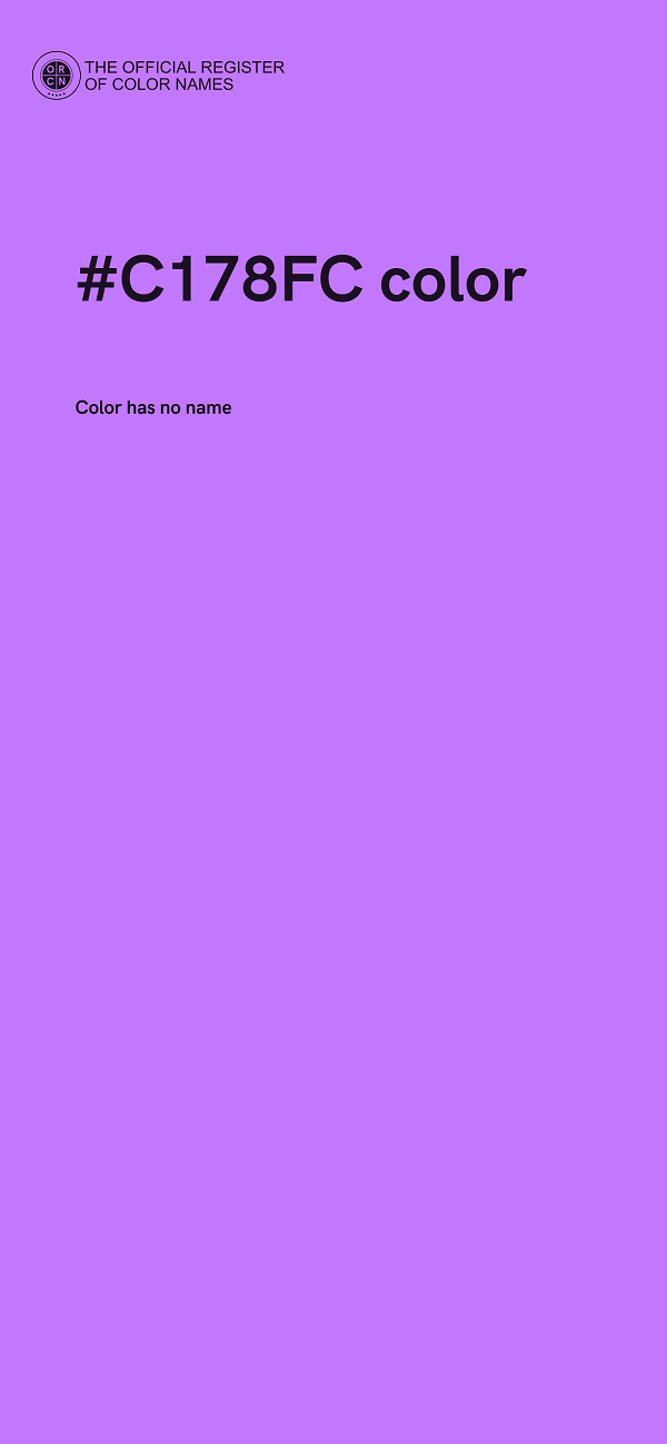 #C178FC color image