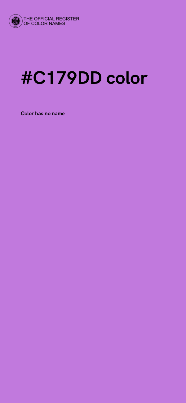 #C179DD color image