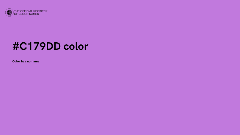#C179DD color image