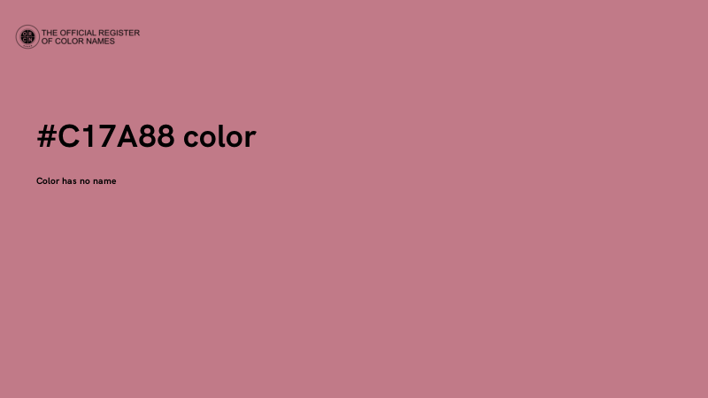 #C17A88 color image