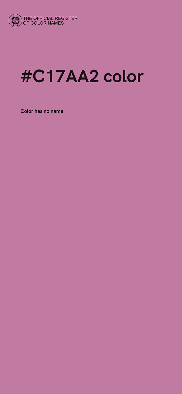 #C17AA2 color image