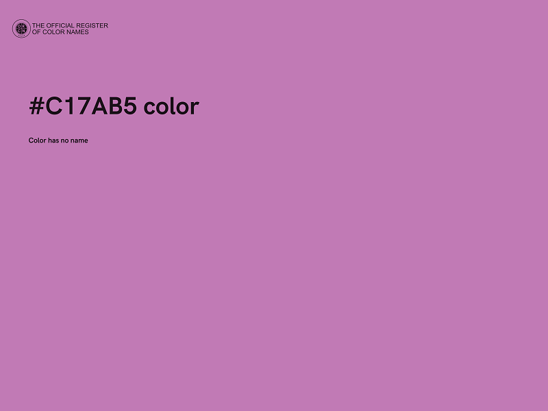 #C17AB5 color image