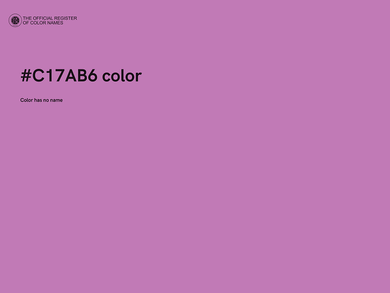 #C17AB6 color image