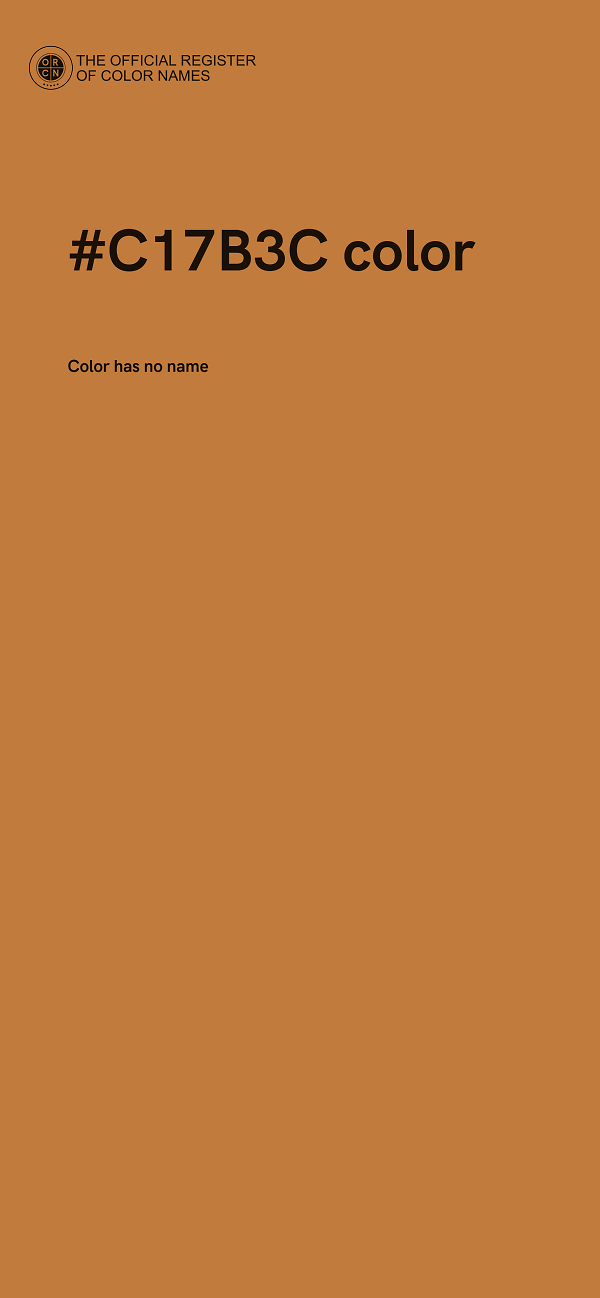 #C17B3C color image
