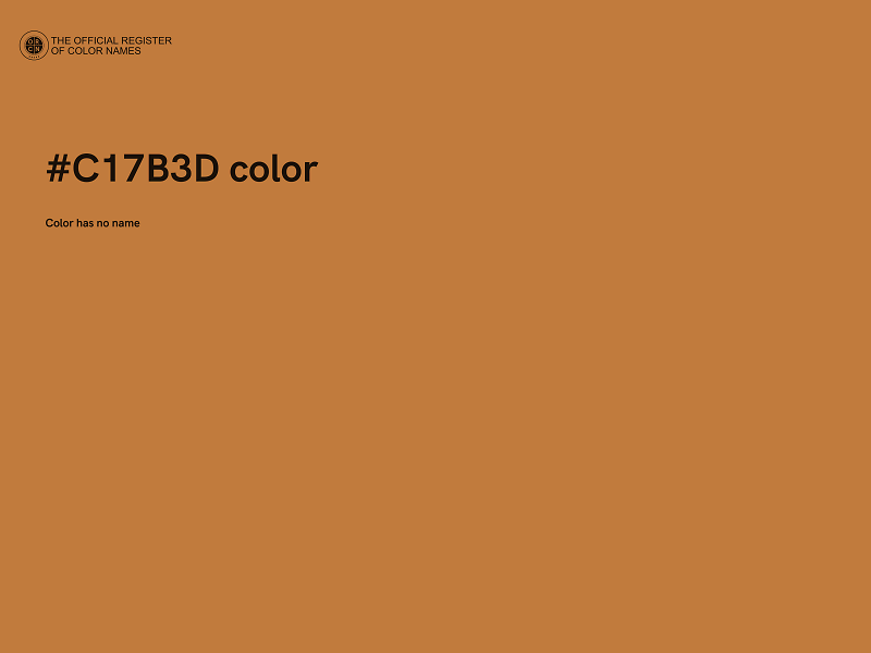 #C17B3D color image