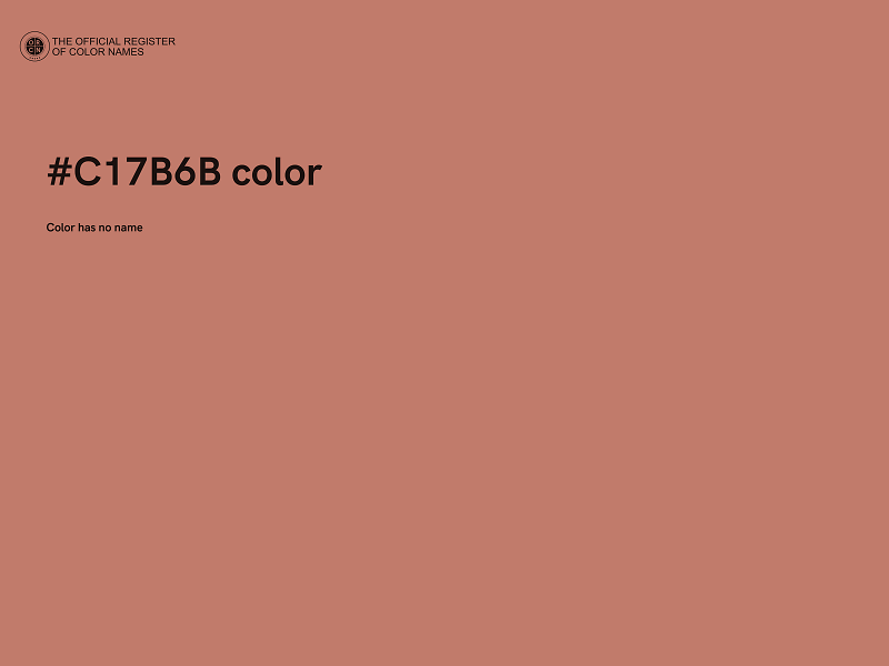 #C17B6B color image