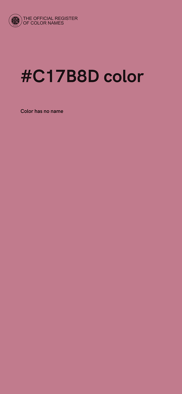 #C17B8D color image