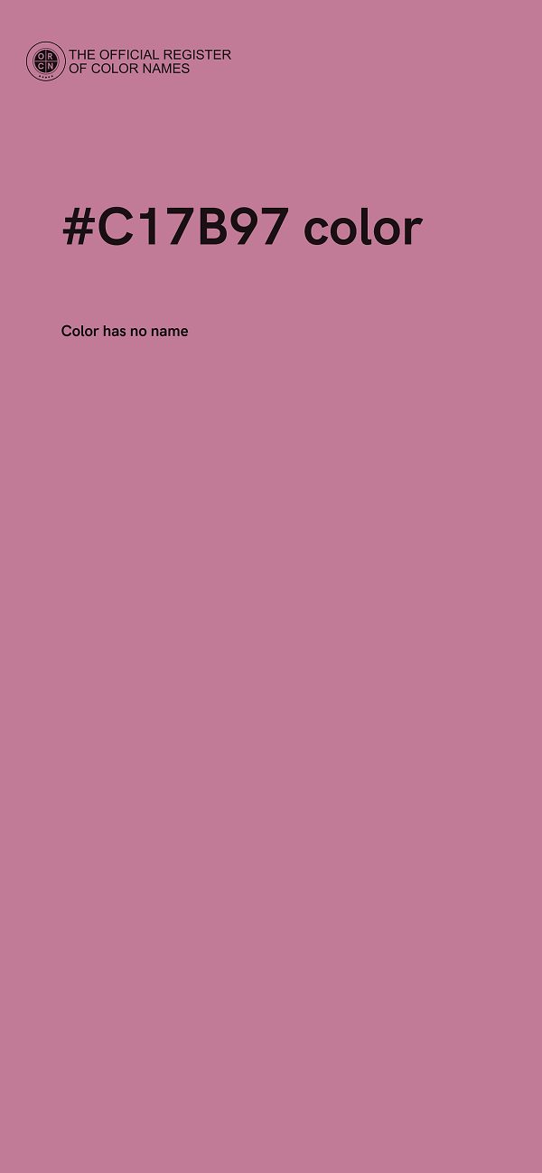 #C17B97 color image