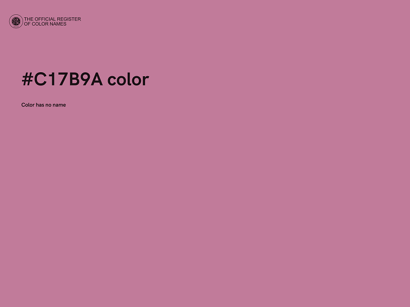 #C17B9A color image