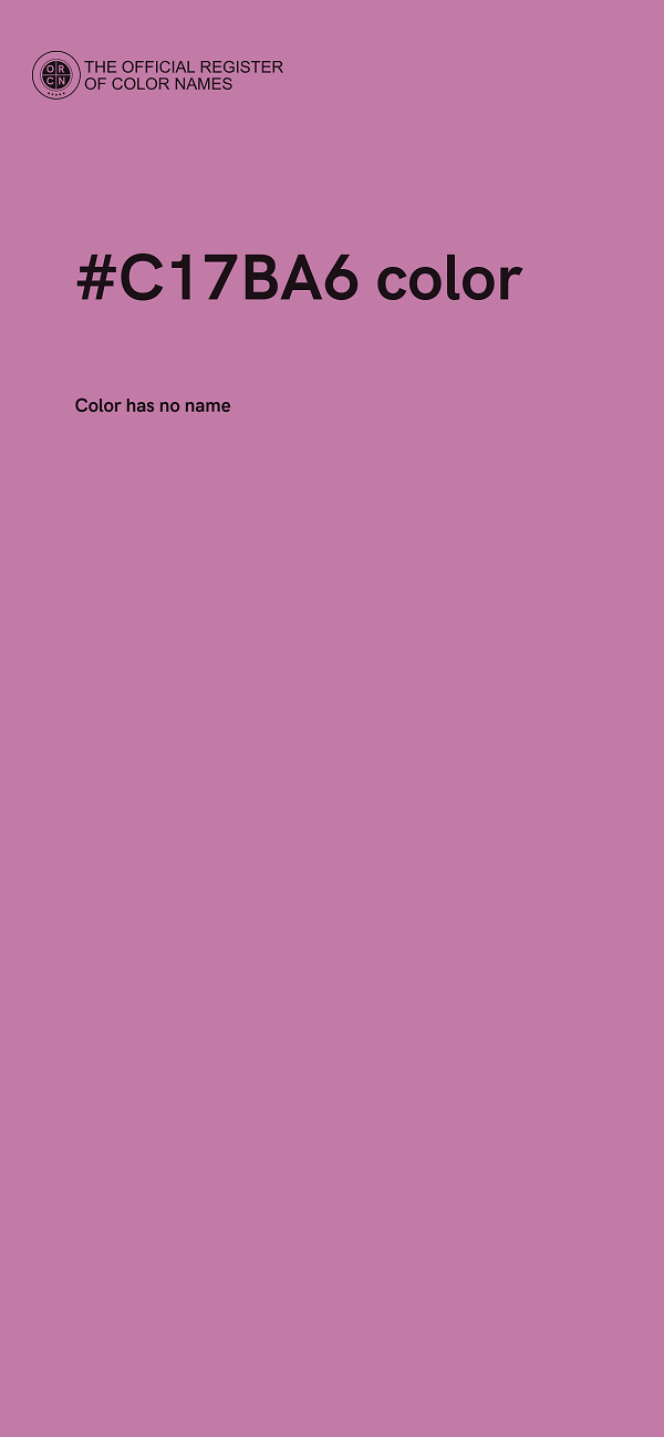 #C17BA6 color image