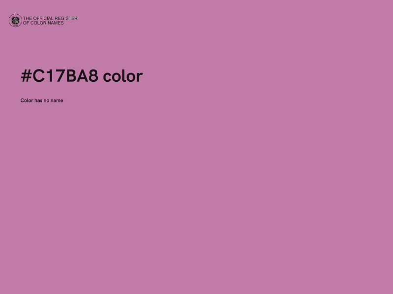 #C17BA8 color image