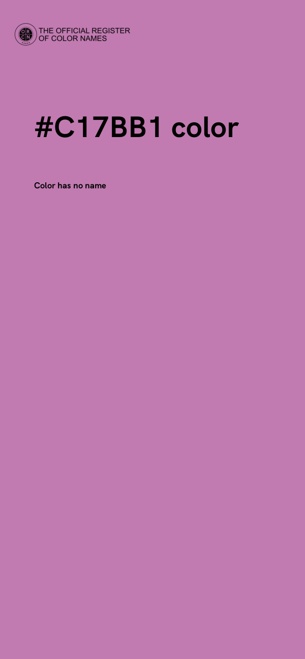 #C17BB1 color image