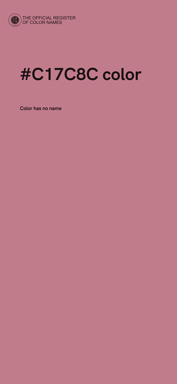 #C17C8C color image