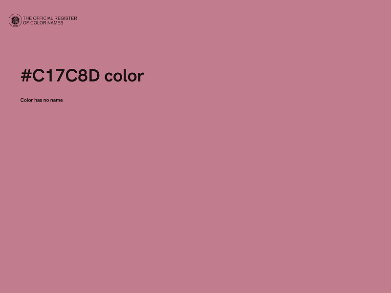 #C17C8D color image