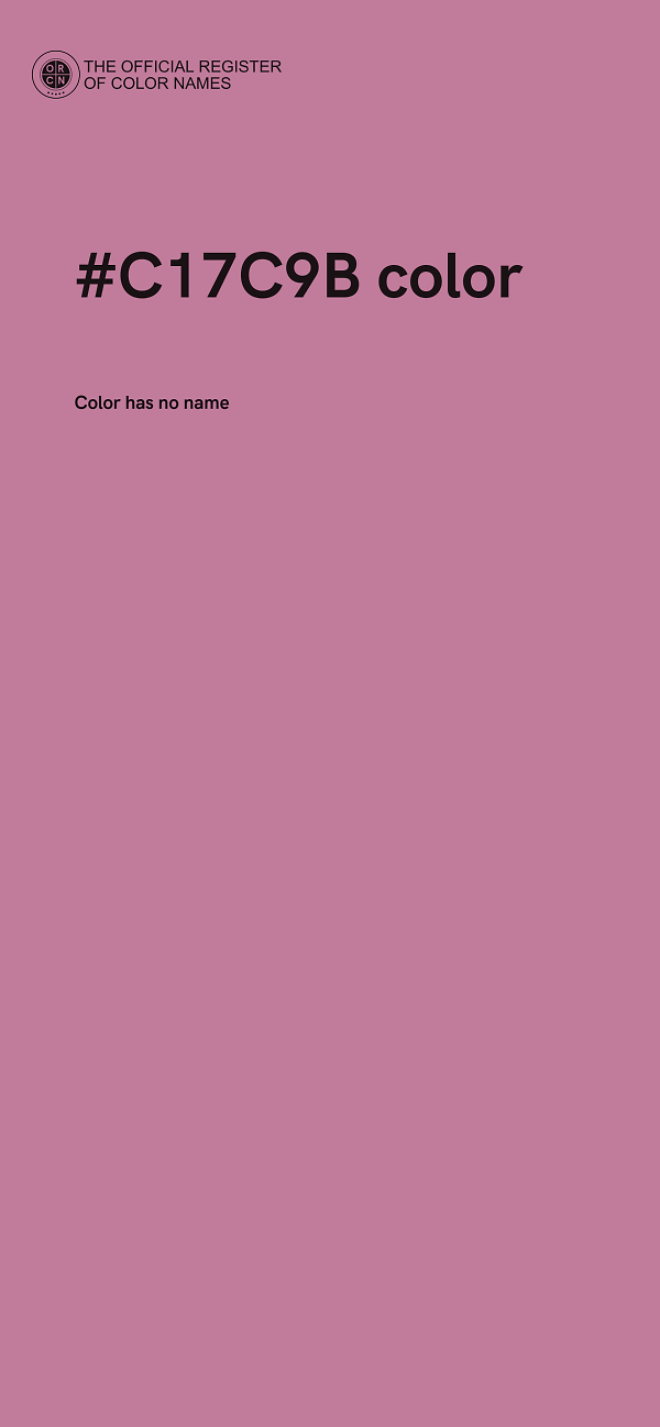 #C17C9B color image