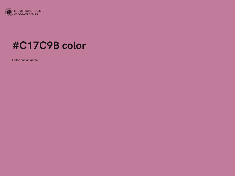 #C17C9B color image