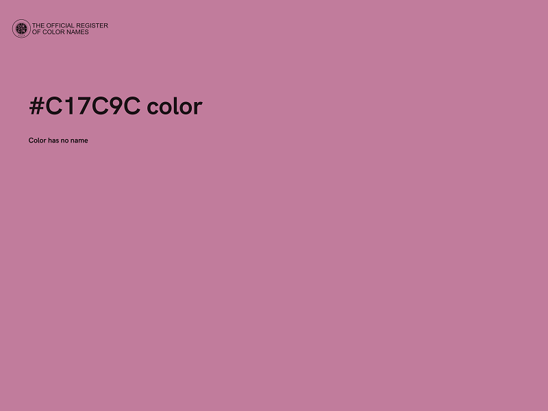 #C17C9C color image