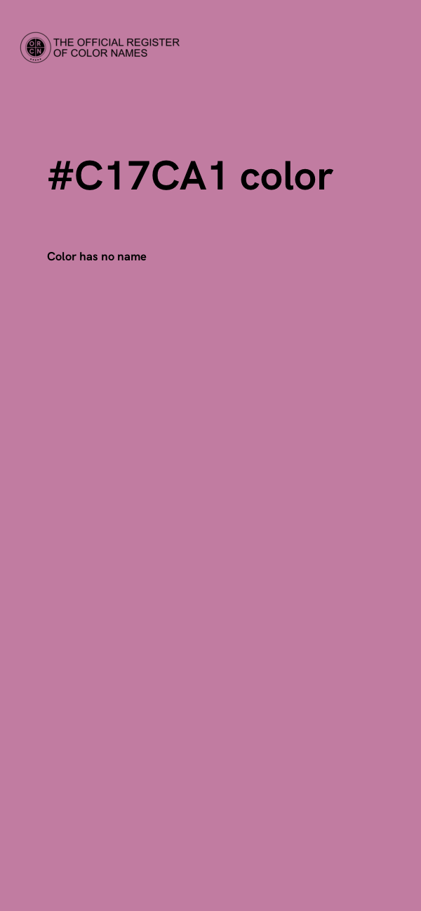 #C17CA1 color image