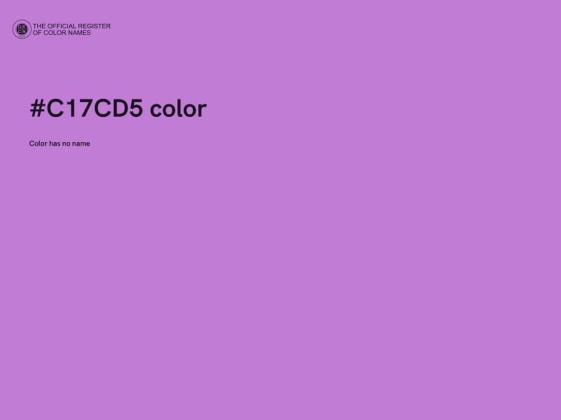 #C17CD5 color image