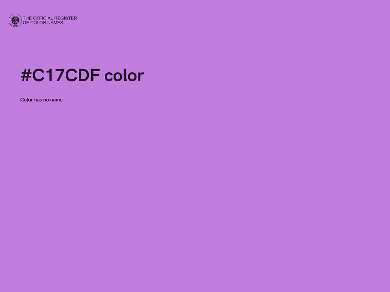 #C17CDF color image