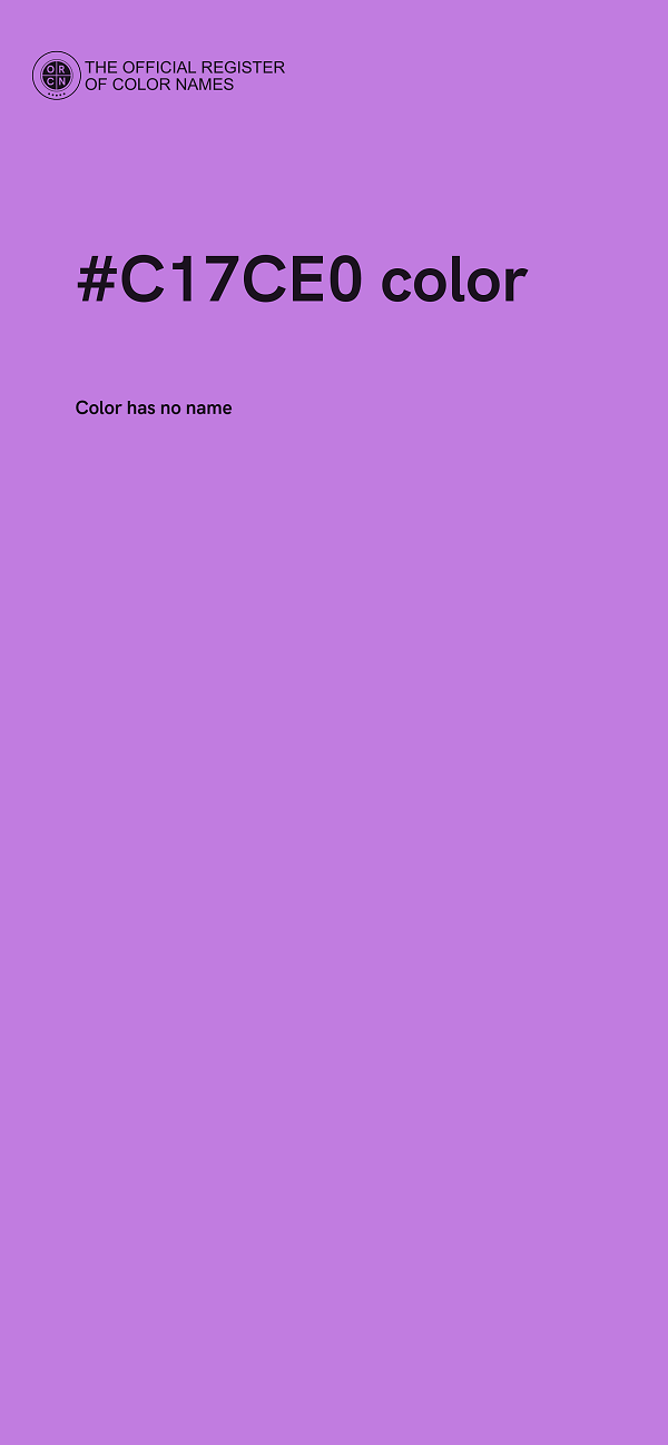 #C17CE0 color image
