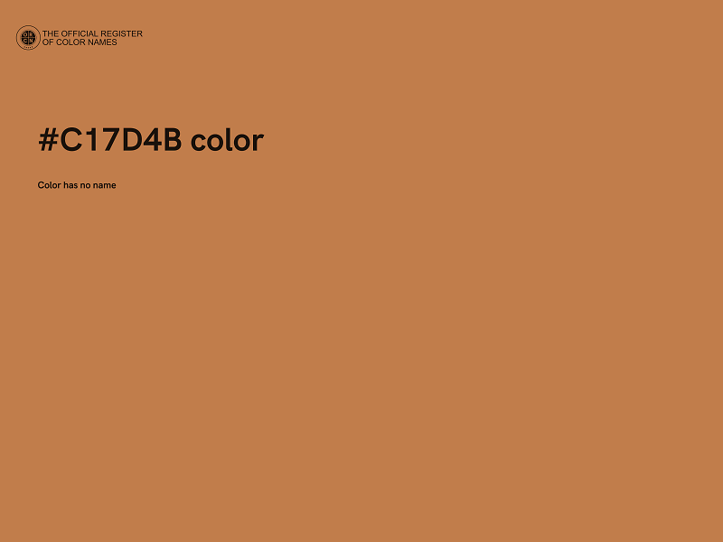 #C17D4B color image