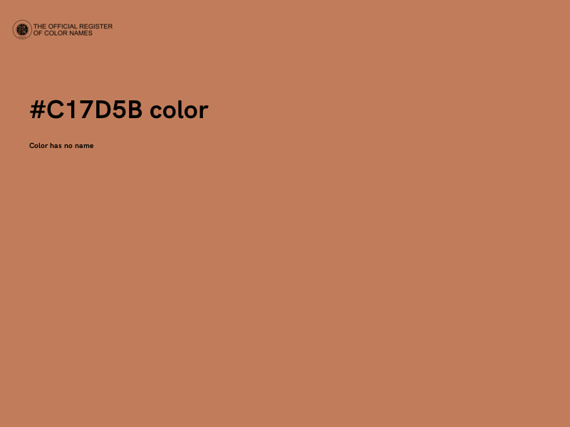 #C17D5B color image