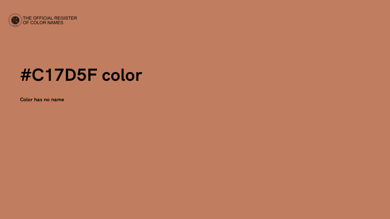 #C17D5F color image