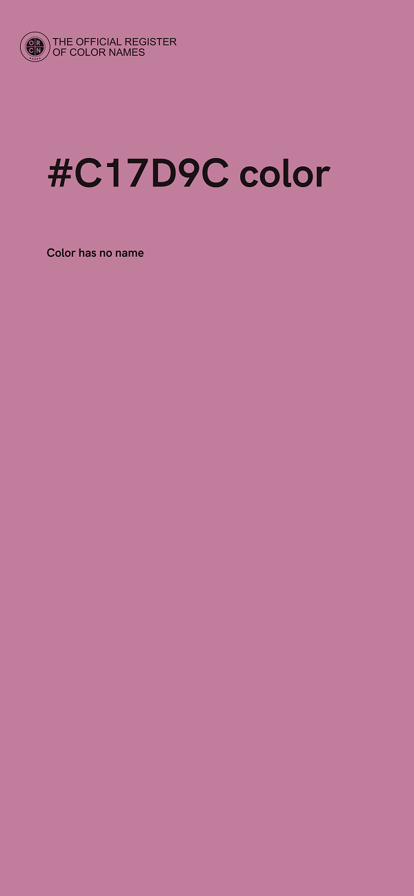 #C17D9C color image
