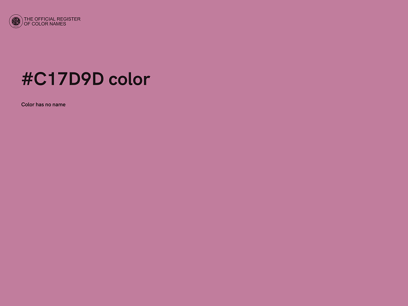#C17D9D color image