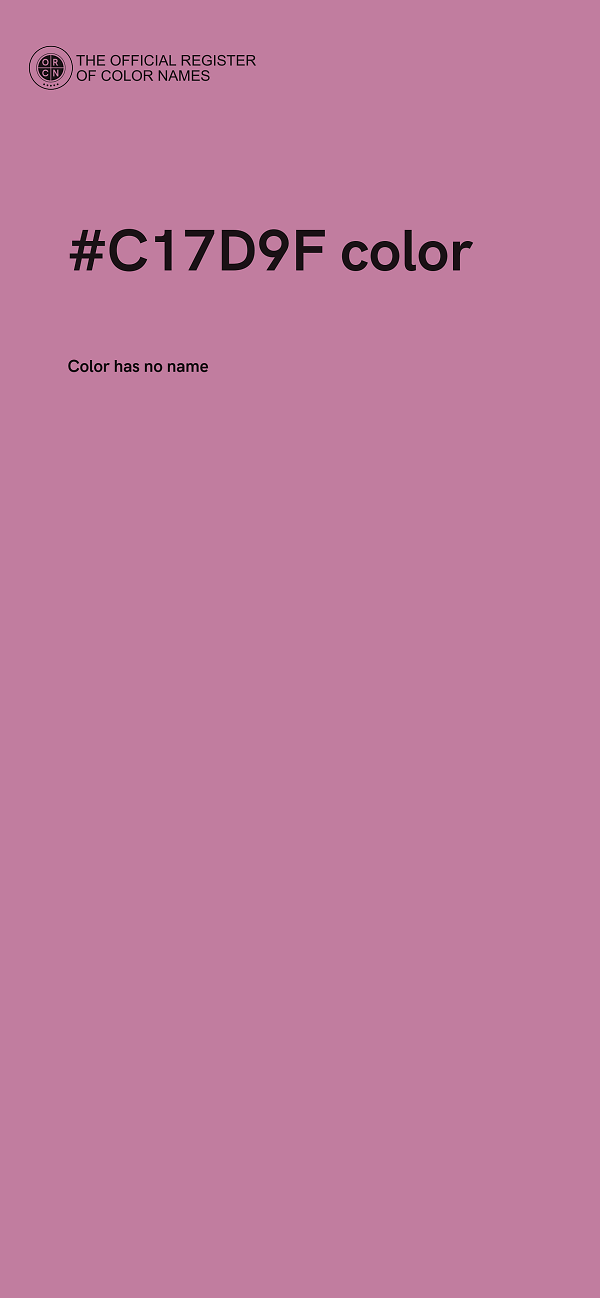 #C17D9F color image
