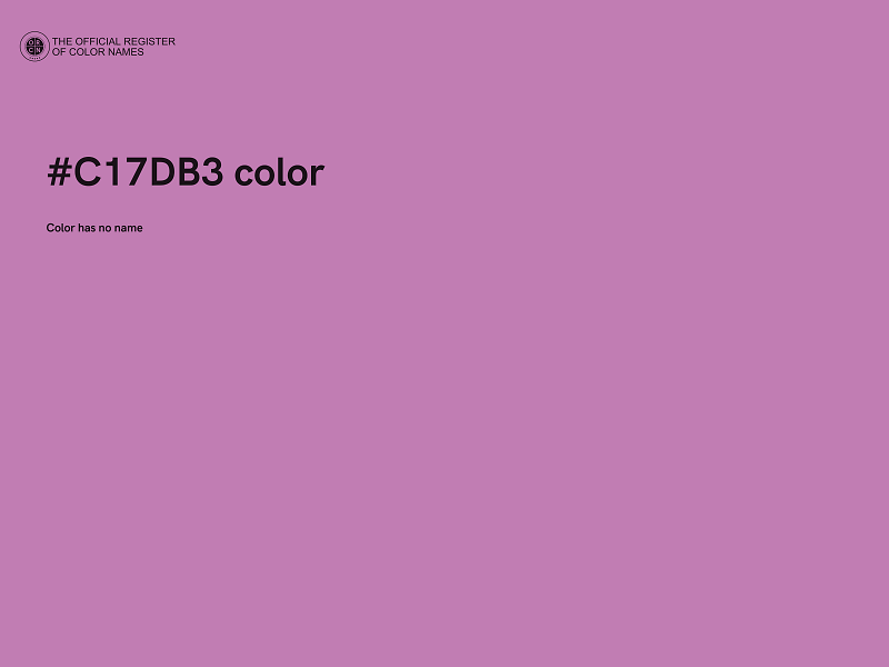 #C17DB3 color image