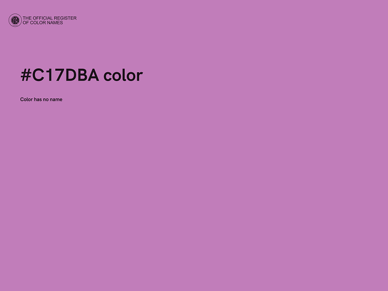 #C17DBA color image