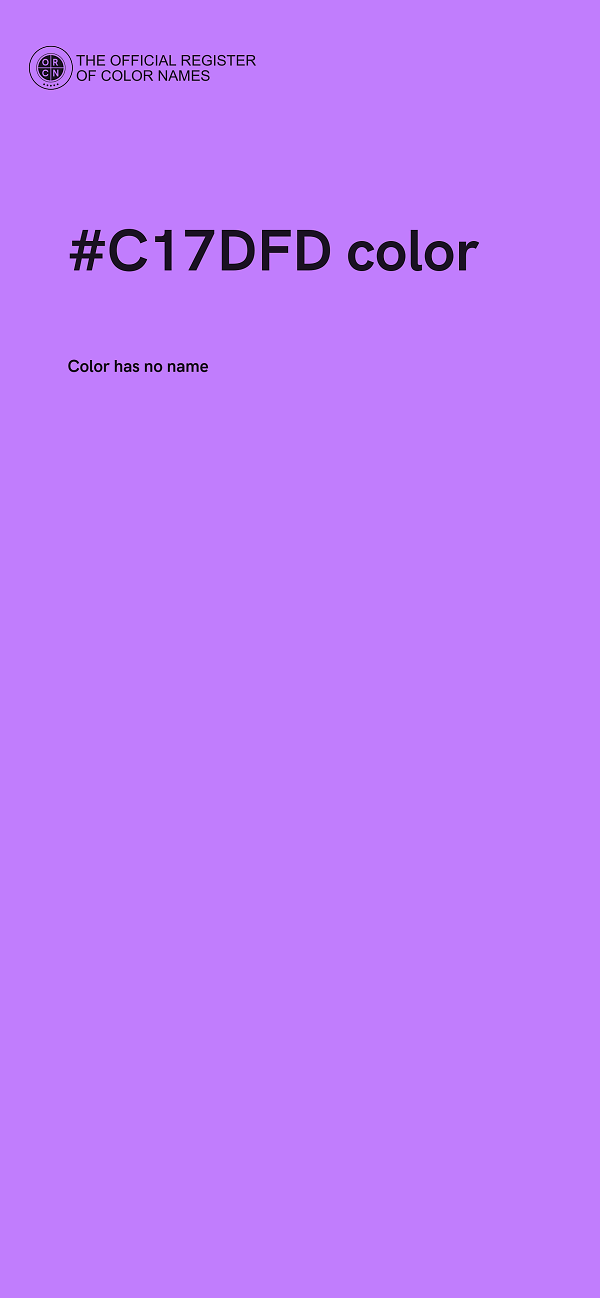 #C17DFD color image