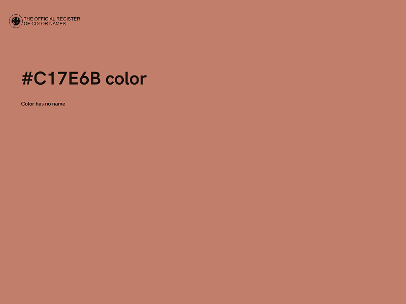 #C17E6B color image