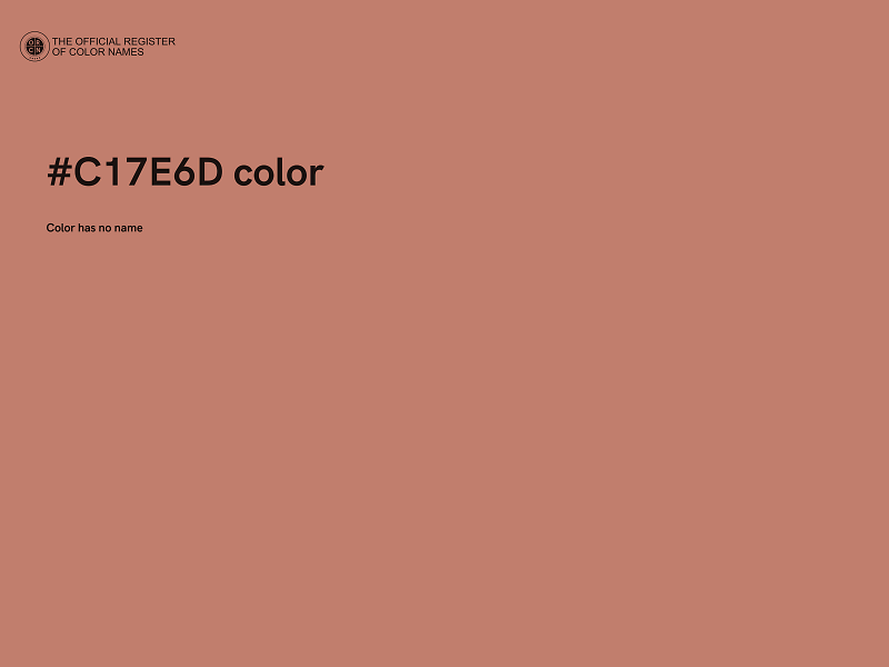 #C17E6D color image